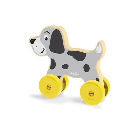 Imagem de Brinquedo Bebê Carrinho Baby Roller  - Dog em Madeira MDF, Junges