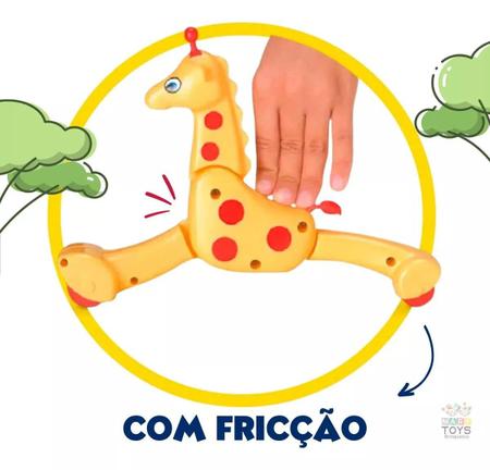 Imagem de Brinquedo Bebe Educativo Dino Papa Tudo E Gina Girafa