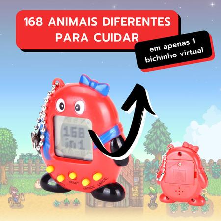 Bichinho Virtual Tamagotchi Pet Animais - Pirlimpimpim Brinquedos