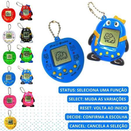 Brinquedo Bichinho Virtual Tamagoch 168 Em 1 Premiun Barato