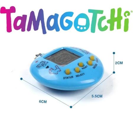 Imagem de Brinquedo Bichinho Virtual Tamagoch 168 Em 1 Modelo Retrô 90