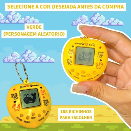 Bichinho Virtual Tamagotchi 168 Bichinho Eletrônico Nostálgico/Brinquedo de  Criança/Jogos Aleatórios