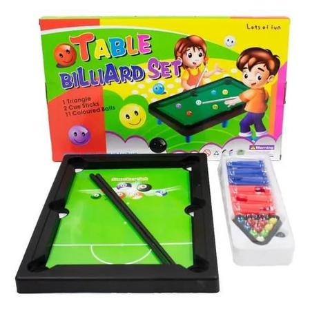 Jogo Bilhar Sinuca Com 15 Acessórios Brinquedo Infantil - Compre Agora -  Feira da Madrugada SP