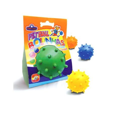 Imagem de Brinquedo Blister Bola Macia com Cravos para Cães - Pet Injet