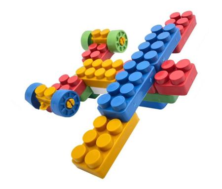 Blocos De Montar 140 Peças Brinquedo Didático Infantil