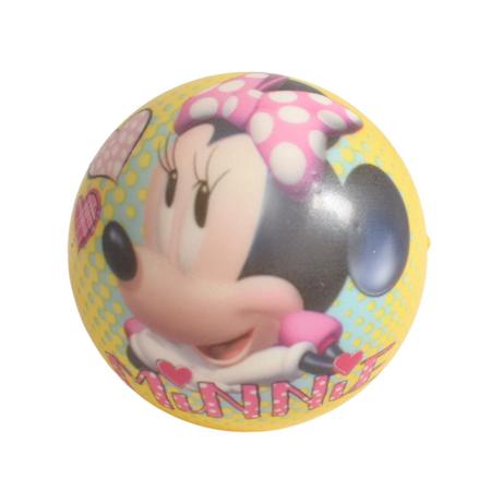 Imagem de Brinquedo bola de apertar soft 7cm em espuma Minnie Amarela
