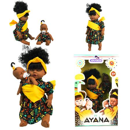 Boneca Infantil Ayana Negra Criança Pequena Roupas Africanos - Adijomar -  Bonecas - Magazine Luiza