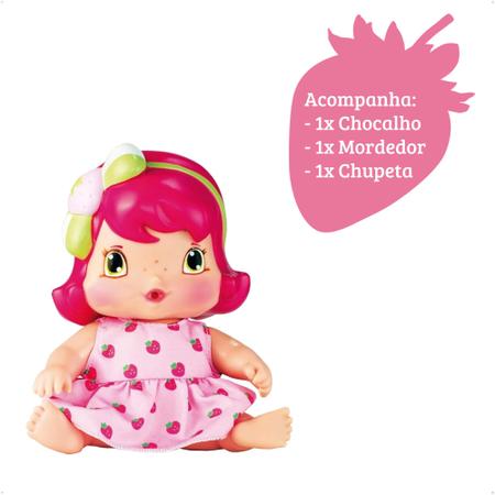 Imagem de Brinquedo Boneca Baby Moranguinho Petit Com Acessorios Mimo Toys 4007