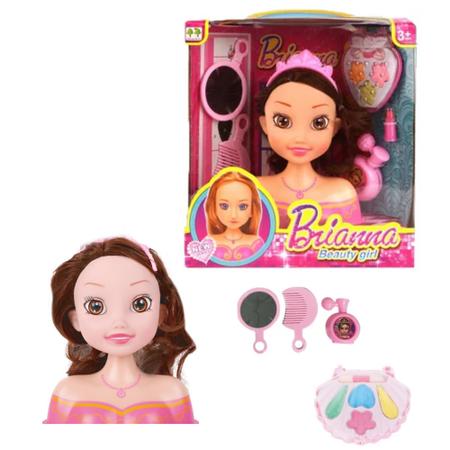 Boneca Busto P/ Penteados E Maquiagem Make Up Star Super Camarim Multikids  BR1502 - Bonecas - Magazine Luiza