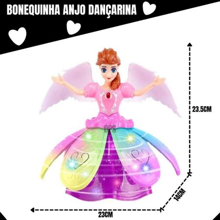 música princesa dançante - Luzes LED 3D dançando brinquedo menina  bailarina,Boneca princesa musical dançando anjo, brinquedo balé dos sonhos  giratório