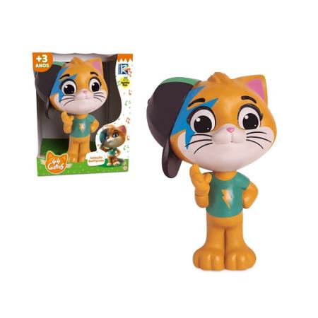 Boneco Gato Lampo Desenho Animado 44 Gatos Em Vinil 26cm - Samba Toys -  Bonecos - Magazine Luiza