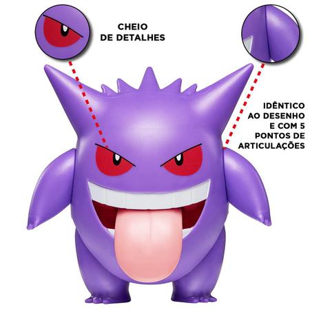 Figura Gengar, Pokemon- Sunny Brinquedos