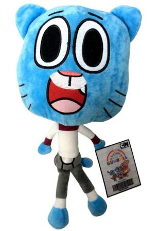 Brinquedo Boneco De Pelúcia Personagem Infantil Gumball Azul - 28 cm De  Altura - O Incrível Mundo de Gumball - Pelúcia - Magazine Luiza