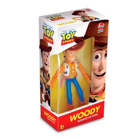 Imagem de Brinquedo Boneco Vinil Infantil Toy Story Woody Líder