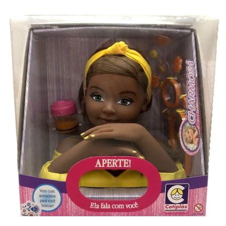 Boneca Negra Para Pentear, Maquiar Busto Brinquedo De Menina na Americanas  Empresas
