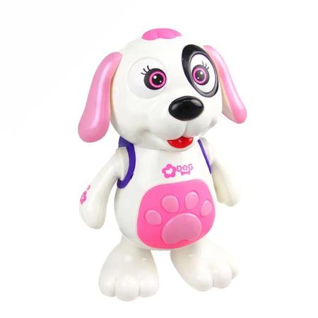 Imagem de Brinquedo Cachorro Dançante Sons e Luzes Rosa