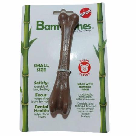Brinquedo cães mordedor pet osso bamboobone bacon pequeno - JAMBO Imagem de Brinquedo cães mordedor pet osso bamboobone bacon pequeno