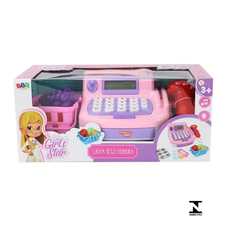 Imagem de Brinquedo Caixa Registradora Mini Girls Star P - Bbr Toys