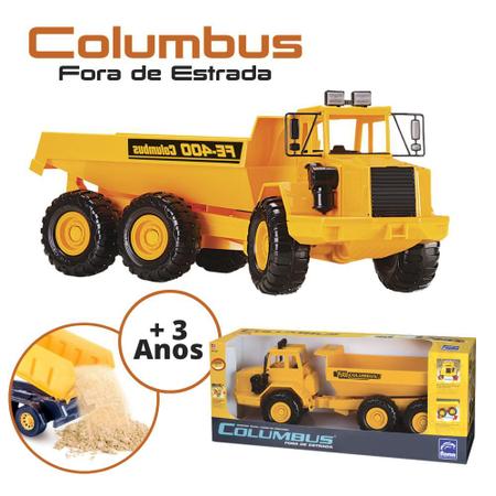 Caminhão De Brinquedo Infantil Basculante Caçamba Grande