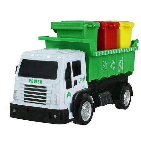 Imagem de Brinquedo caminhão coletor de lixo com controle remoto