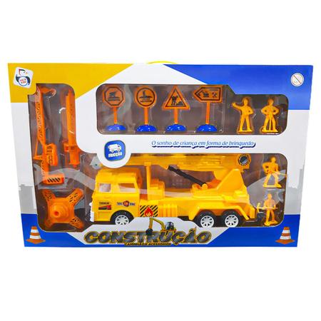 Brinquedo Caminhão Construção - 10 Itens - Extra Festas