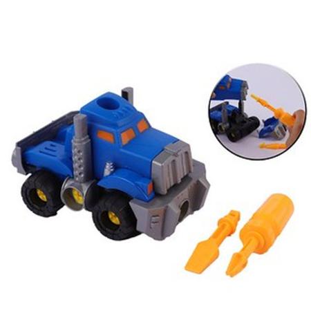 Imagem de Brinquedo Caminhão de Plástico Monta e Desmonta 4 Peças   - 58454