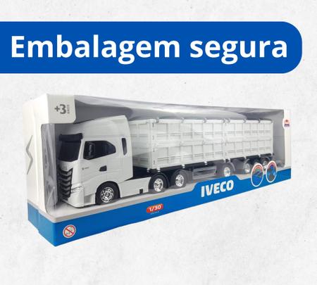 Brinquedo Caminhão Iveco Articulado Que Abre Usual