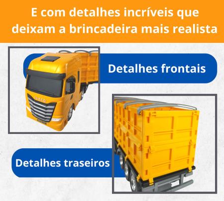 Caminhão Graneleiro Articulado Brinquedo Infantil Iveco