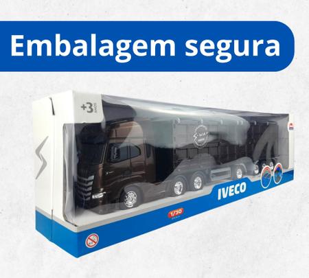 Caminhão Graneleiro Articulado Brinquedo Infantil Iveco