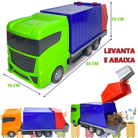 Caminhão de brinquedo infantil Coleta de lixo a fricção BBR - BBR Toys -  Caminhões, Motos e Ônibus de Brinquedo - Magazine Luiza