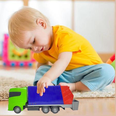 Caminhão de brinquedo infantil Coleta de lixo a fricção BBR - BBR Toys -  Caminhões, Motos e Ônibus de Brinquedo - Magazine Luiza