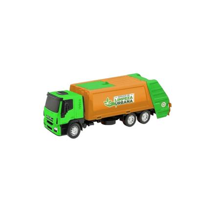 Caminhão Lixo Coletor Brinquedo Infantil Musical Som E Luzes - R$ 63,9