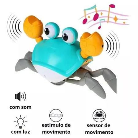 Imagem de Brinquedo Caranguejo Que Anda Bebês, Música E Luz Led