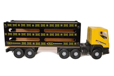 Carreta de brinquedo carroceria madeira grande 50cm caminhão - P&A -  Caminhões, Motos e Ônibus de Brinquedo - Magazine Luiza