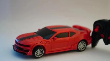 Brinquedo Carrinho Controle Remoto Camaro Possante Vermelho