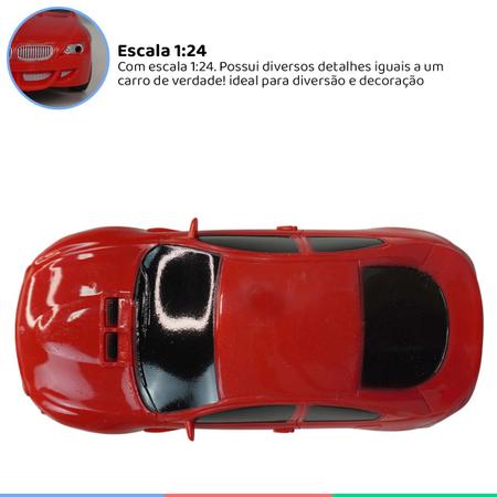 Carrinho de Controle Remoto, Polibrinq, Top Car, 1:24, Cores Sortidas