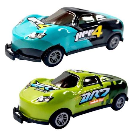 Imagem de Brinquedo Carrinho Maluco Bate e Pula Kit Com 2un Crazy Cars