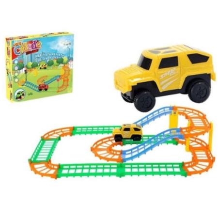 Imagem de Brinquedo Carro e Pista Iluminada 40cm Infantil