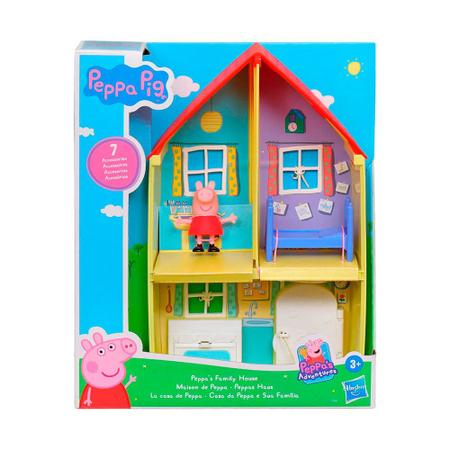 Casa com Jardim Peppa Pig e George - Dtc - Casinha de Boneca - Magazine  Luiza