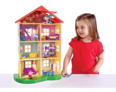 Brinquedo Casa Gigante da Peppa, Peppa Pig, Sunny : :  Brinquedos e Jogos