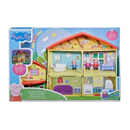 Brinquedo Casinha Casa Peppa Pig Completa Com Acessórios E Jardim