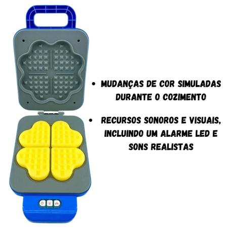 Imagem de Brinquedo Conjunto Cozinha Waffle Maker Azul Magic Gourmet