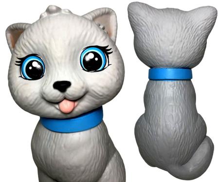 Bonecos Pet Amiguinhos Cão E Gato Fofinhos - Anjo Brinquedos