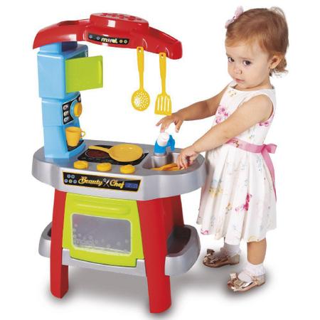 Imagem de Brinquedo Cozinha Infantil Com Acessórios Beauty Chef Maral