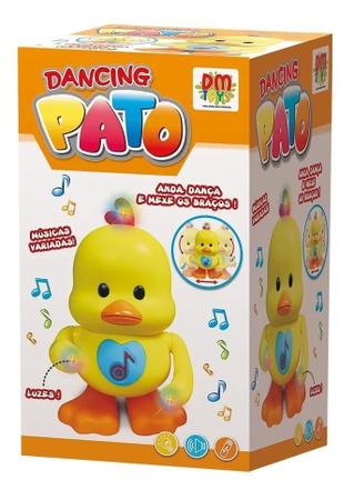 Imagem de Brinquedo Dançante Pato Musical Anda Mexe Os Braços Com Luz (novo)