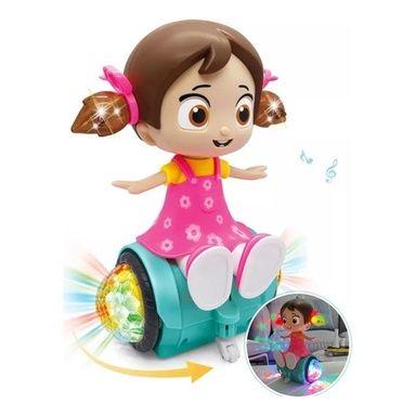 Imagem de Brinquedo Dance Girl Boneca Musical C/ Rodinhas Globo De Luz