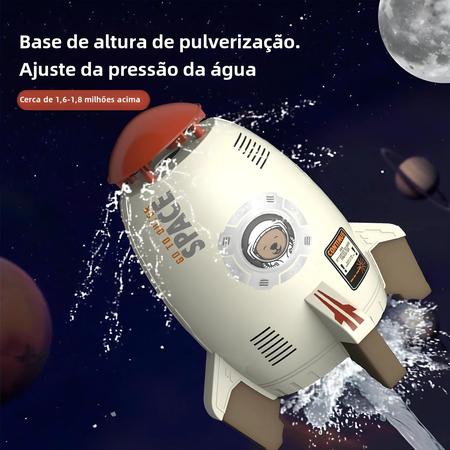 Imagem de Brinquedo de Água para Crianças - Foguete com 360° de Rotação - Ideal para Piscina e Festa