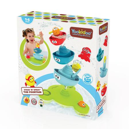 Brinquedo de banho para bebês Yookidoo (conjunto de 7 peças) Imagem de Brinquedo de banho para bebês Yookidoo (conjunto de 7 peças)