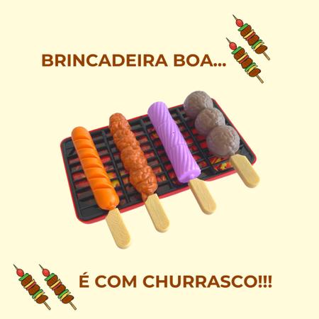 Jogo Comidinha Churrasco Toyng Diversos Utensílios - Pequenos Travessos