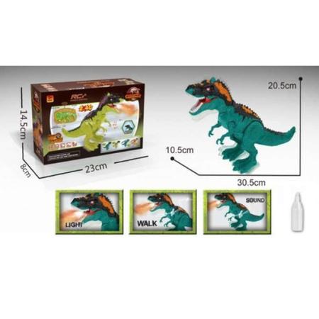 Crianças de controle remoto dinossauro rc brinquedos andando